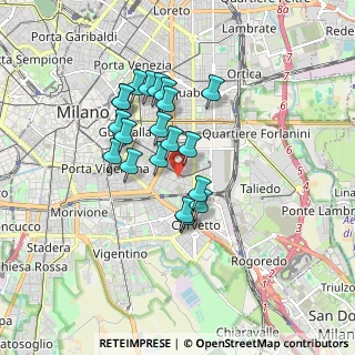 Mappa Via Alberto Caroncini, 20137 Milano MI, Italia (1.3915)
