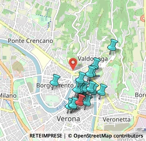 Mappa Via Giuseppe Sirtori, 37128 Verona VR, Italia (0.8445)