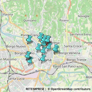 Mappa Via Giuseppe Sirtori, 37128 Verona VR, Italia (1.14263)