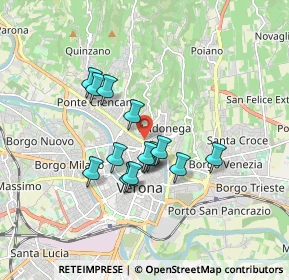Mappa Via Giuseppe Sirtori, 37128 Verona VR, Italia (1.34714)