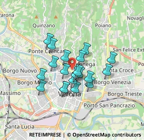 Mappa Via Giuseppe Sirtori, 37128 Verona VR, Italia (1.2525)