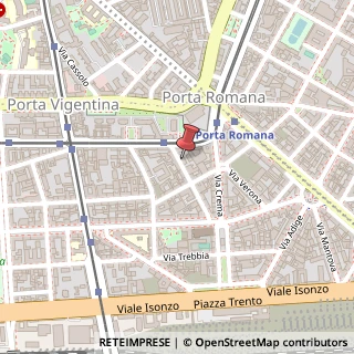 Mappa Via Gaetana Agnesi, 3, 20135 Milano, Milano (Lombardia)