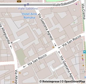 Mappa Via San Rocco, 20135 Milano MI, Italia (0.07692)
