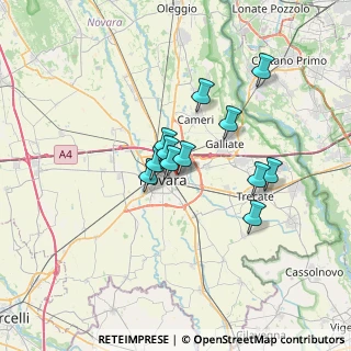 Mappa Presso Fondazione Novara Sviluppo, 28100 Novara NO, Italia (5.04833)