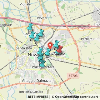 Mappa Presso Fondazione Novara Sviluppo, 28100 Novara NO, Italia (1.30833)