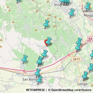 Mappa Via Pergola, 37030 Montecchia di Crosara VR, Italia (6.5625)