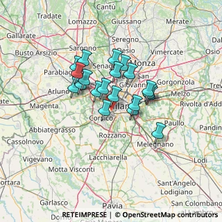 Mappa Via Massimo Gorki, 20146 Milano MI, Italia (10.0075)