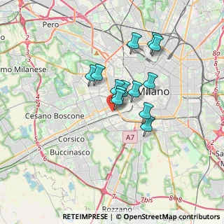 Mappa Via Massimo Gorki, 20146 Milano MI, Italia (2.51538)