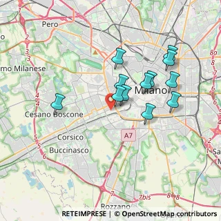 Mappa Via Massimo Gorki, 20146 Milano MI, Italia (3.24833)
