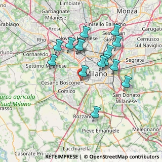 Mappa Via Massimo Gorki, 20146 Milano MI, Italia (6.83267)