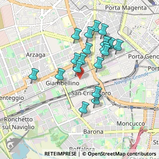 Mappa Via Massimo Gorki, 20146 Milano MI, Italia (0.8335)