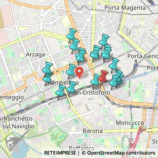 Mappa Via Massimo Gorki, 20146 Milano MI, Italia (0.7365)