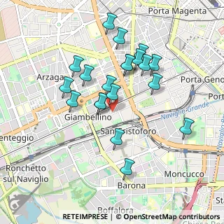 Mappa Via Massimo Gorki, 20146 Milano MI, Italia (0.836)