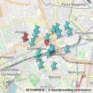 Mappa Via Massimo Gorki, 20146 Milano MI, Italia (0.7625)
