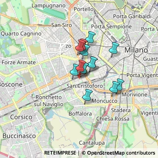 Mappa Via Massimo Gorki, 20146 Milano MI, Italia (1.09071)