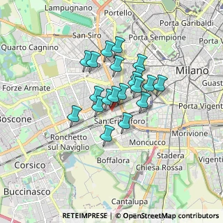 Mappa Via Massimo Gorki, 20146 Milano MI, Italia (1.2095)