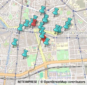 Mappa 20136 Milano MI, Italia (0.425)
