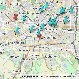 Mappa 20136 Milano MI, Italia (2.42059)