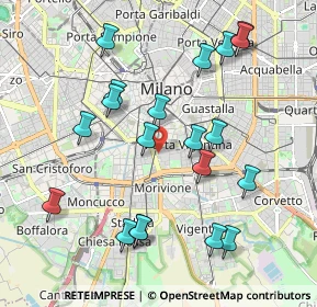 Mappa 20136 Milano MI, Italia (2.083)