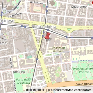 Mappa Via Guglielmo Röntgen, 14, 20136 Milano, Milano (Lombardia)