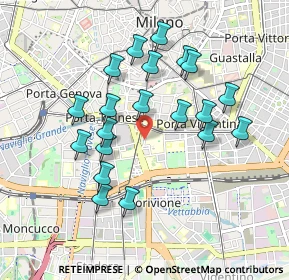 Mappa 20136 Milano MI, Italia (0.8685)