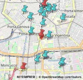 Mappa 20136 Milano MI, Italia (1.113)