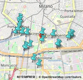 Mappa 20136 Milano MI, Italia (0.9795)