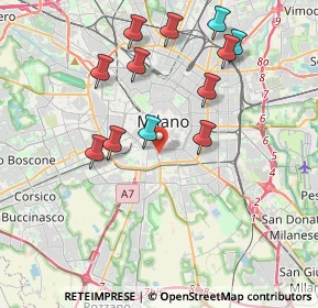 Mappa 20136 Milano MI, Italia (3.91917)