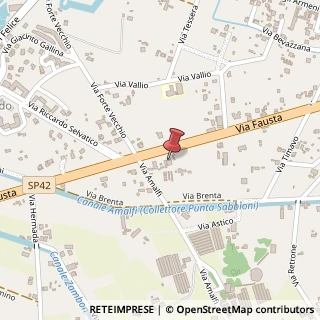 Mappa Via Fausta, 60, 30013 Cavallino-Treporti, Venezia (Veneto)