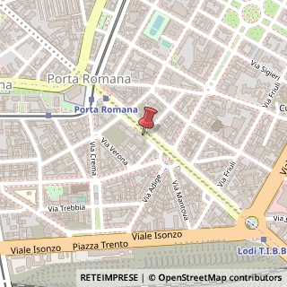 Mappa Corso Lodi, 12, 20135 Milano, Milano (Lombardia)
