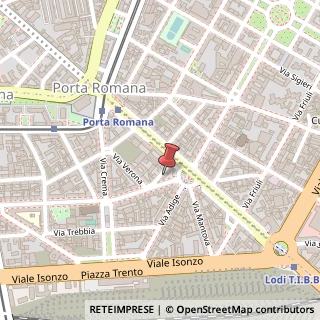 Mappa Via Piacenza, 15, 20135 Milano, Milano (Lombardia)