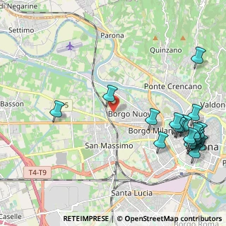 Mappa Via Lorenzo Fava, 37142 Verona VR, Italia (2.8265)