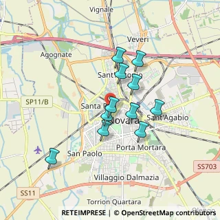 Mappa Strada Privata Faraboni, 28100 Novara NO, Italia (1.40182)