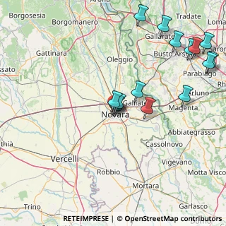 Mappa Strada Privata Faraboni, 28100 Novara NO, Italia (18.05733)
