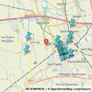 Mappa Strada Provinciale Biandrate, 28100 Novara NO, Italia (1.845)