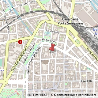 Mappa Via Dolores Bello, 3, 28100 Novara, Novara (Piemonte)