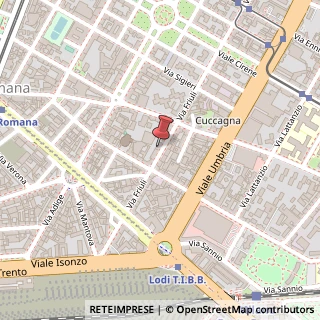 Mappa Via Friuli, 15, 20135 Milano, Milano (Lombardia)