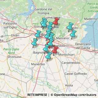 Mappa Via Veronica Gambara, 25010 Montirone BS, Italia (10.27467)