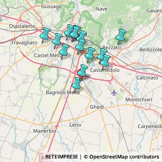 Mappa Via Veronica Gambara, 25010 Montirone BS, Italia (6.78067)