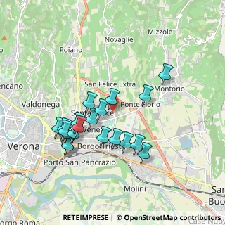 Mappa Via Belvedere, 37141 Verona VR, Italia (1.7235)