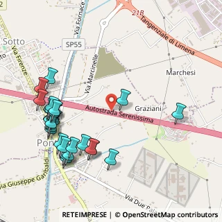 Mappa A4 Torino - Trieste, 35136 Padova PD, Italia (0.60741)