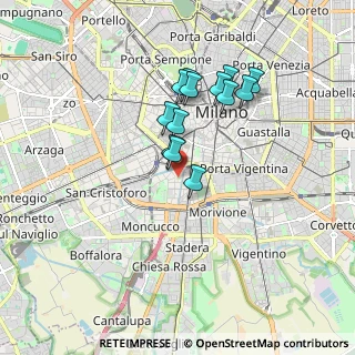 Mappa Via Magolfa, 20143 Milano MI, Italia (1.45077)