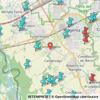 Mappa Via A. Cecchi, 20013 Magenta MI, Italia (3.3445)