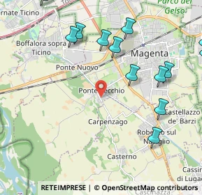 Mappa Via A. Cecchi, 20013 Magenta MI, Italia (2.59)