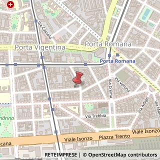 Mappa Via Atto Vannucci, 15, 20135 Milano, Milano (Lombardia)