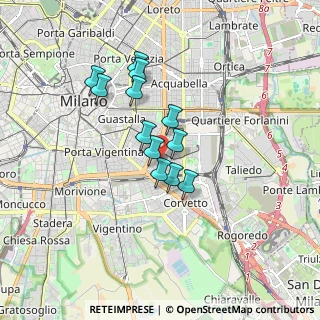 Mappa Via Alberto Einstein, 20137 Milano MI, Italia (1.2875)