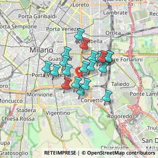 Mappa Via Alberto Einstein, 20137 Milano MI, Italia (1.2085)