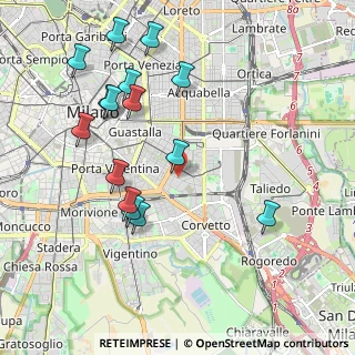 Mappa Via Alberto Einstein, 20137 Milano MI, Italia (2.15667)