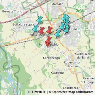 Mappa Via Guido Miglioli, 20013 Magenta MI, Italia (1.72917)