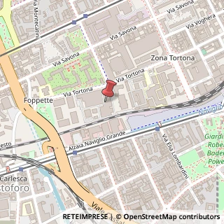 Mappa Via Tortona, 35, 20144 Milano, Milano (Lombardia)